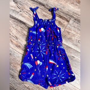 Firecracker Smocked Romper